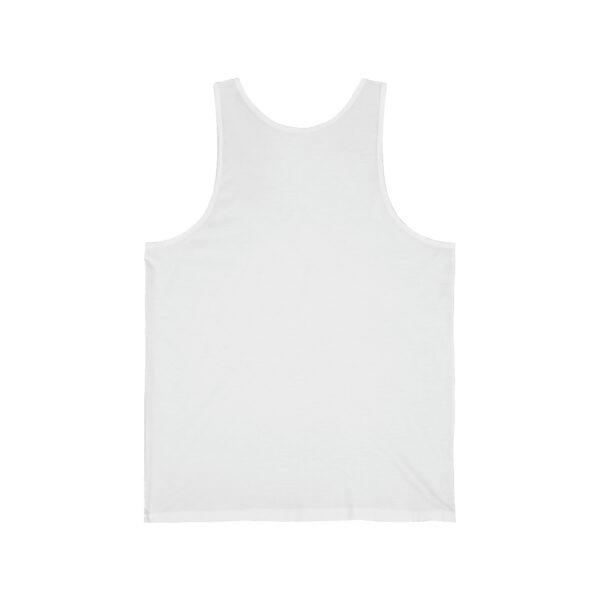 New USA Flag Unisex Jersey Tank Print on Front - White - Image 2