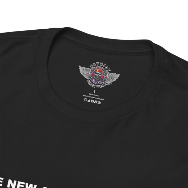 "THE NEW AMERICAN FLAG" "FUCK OFF - WE'RE FULL"  Printed on Front - Unisex Heavy Cotton Tee - Bold Political Statement T-Shirt for Patriots, Gifts for Supporters, Political Apparel, Casual Wear, Election [...] - Image 7