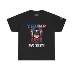 Trump The Return 2028 - Make Liberals Cry Again - Unisex Heavy Cotton Tee - Bold Political Statement T-Shirt for Patriots, Gifts for Supporters, Political Apparel, Casual Wear, Election [...]
