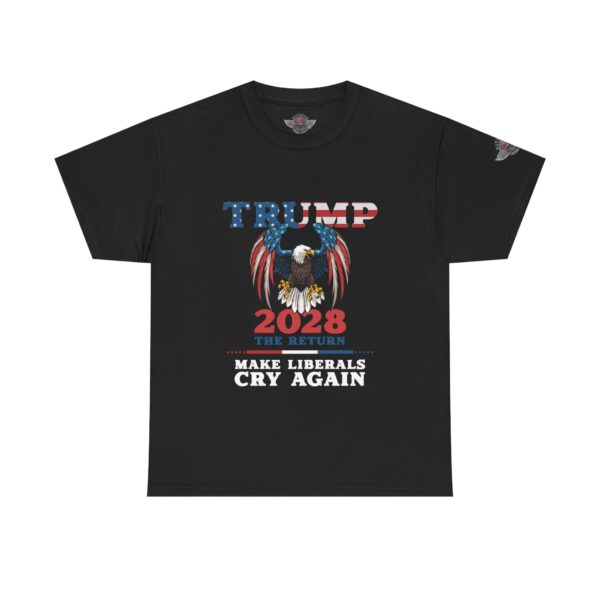 Trump The Return 2028 - Make Liberals Cry Again - Unisex Heavy Cotton Tee - Bold Political Statement T-Shirt for Patriots, Gifts for Supporters, Political Apparel, Casual Wear, Election [...]