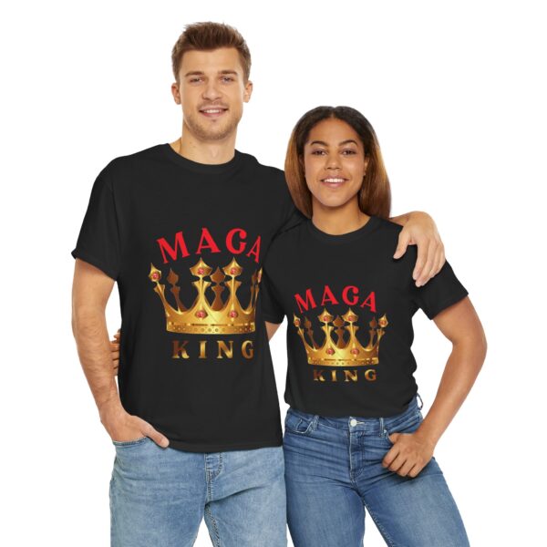 Maga King 2 - Unisex Heavy Cotton Tee - Bold Political Statement T-Shirt for Patriots, Gifts for Supporters, Political Apparel, Casual Wear, Election [...] - Image 12