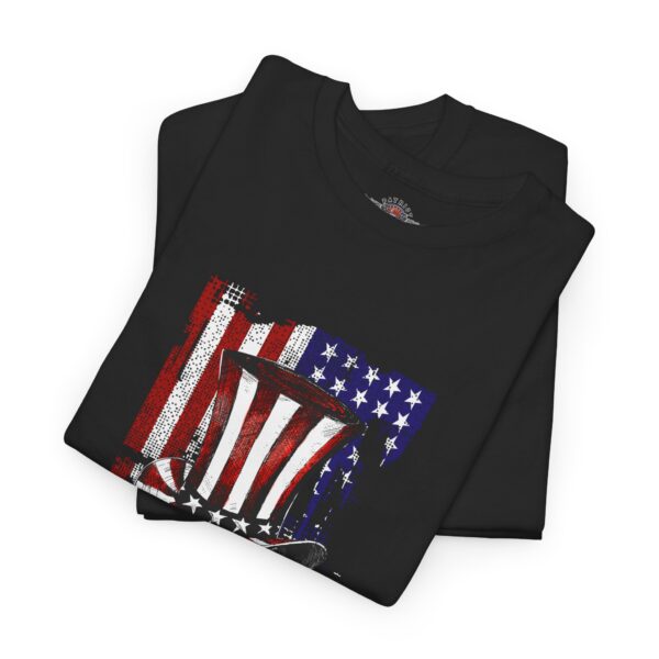 American Skull - Unisex Heavy Cotton Tee - Bold Political Statement T-Shirt for Patriots, Gifts for Supporters, Political Apparel, Casual Wear, Election [...] - Image 3