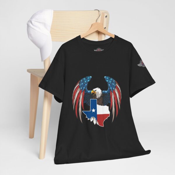 American Texas Eagle - Unisex Heavy Cotton Tee - Bold Political Statement T-Shirt for Patriots, Gifts for Supporters, Political Apparel, Casual Wear, Election [...] - Image 5