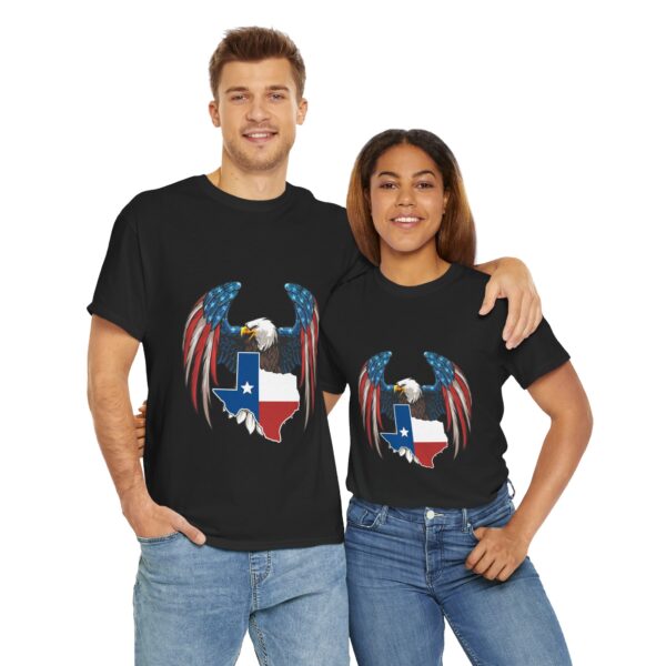 American Texas Eagle - Unisex Heavy Cotton Tee - Bold Political Statement T-Shirt for Patriots, Gifts for Supporters, Political Apparel, Casual Wear, Election [...] - Image 12