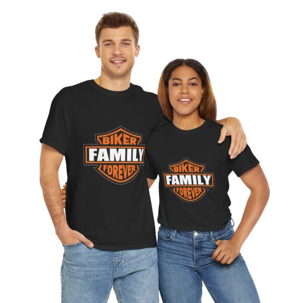 Biker Family Forever - Unisex Heavy Cotton Tee - Unisex Heavy Cotton Tee - Motorcycle Statement T-Shirt for Bikers, Patriots, Gifts for Friends & Family, Casual Wear. - Image 12