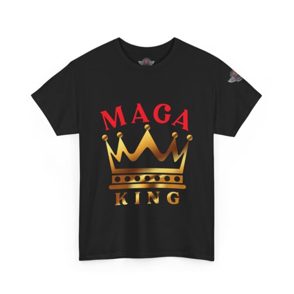 Maga King 1 - Unisex Heavy Cotton Tee - Bold Political Statement T-Shirt for Patriots, Gifts for Supporters, Political Apparel, Casual Wear, Election [...] - Image 2