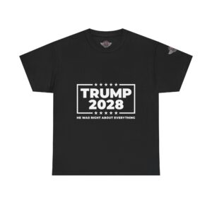 Trump 2028 "He Was Right About Everything" Unisex Heavy Cotton Tee - Bold Political Statement T-Shirt for Patriots, Gifts for Supporters, Political Apparel, Casual Wear, Election [...]