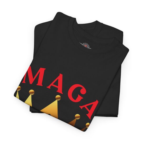 Maga King 1 - Unisex Heavy Cotton Tee - Bold Political Statement T-Shirt for Patriots, Gifts for Supporters, Political Apparel, Casual Wear, Election [...] - Image 3
