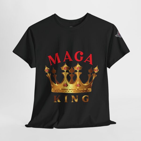 Maga King 2 - Unisex Heavy Cotton Tee - Bold Political Statement T-Shirt for Patriots, Gifts for Supporters, Political Apparel, Casual Wear, Election [...] - Image 4