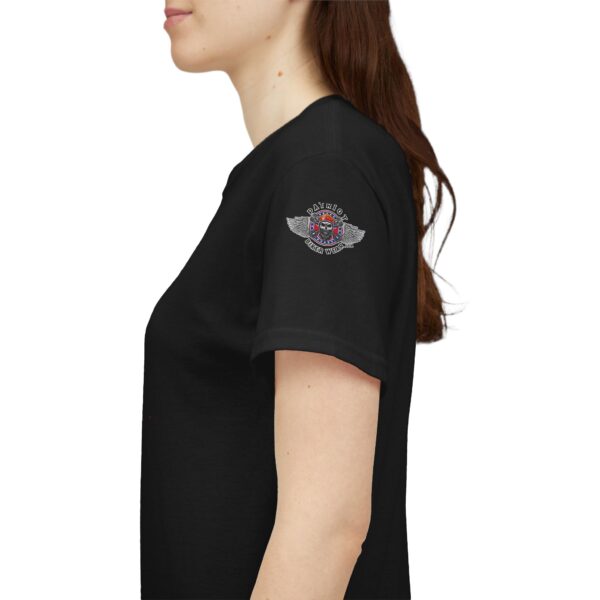 Freedom Gives You The Power To Fly - Unisex Heavy Cotton Tee - Motorcycle Statement T-Shirt for Bikers, Patriots, Gifts for Friends & Family, Casual Wear. - Image 10