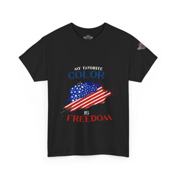 My Favorite Color Is Freedom - Unisex Heavy Cotton Tee - Bold Political Statement T-Shirt for Patriots, Gifts for Supporters, Political Apparel, Casual Wear, Election [...] - Image 2
