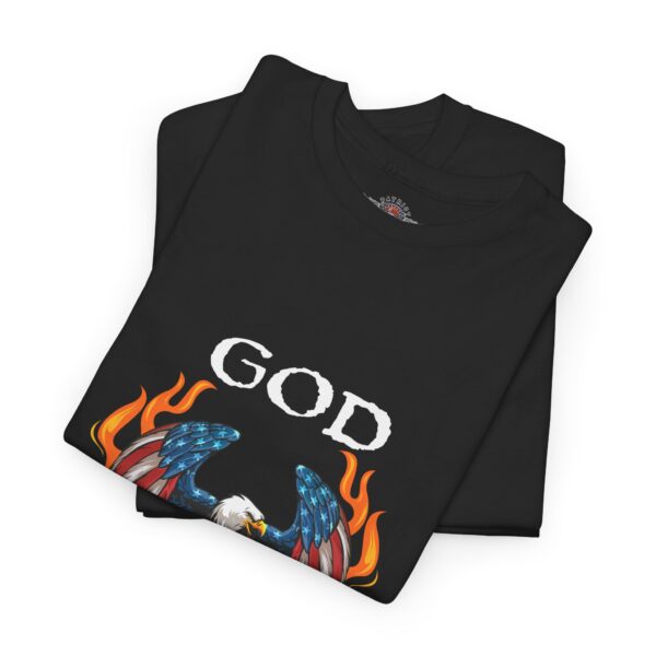 God, Guns & Trump - Unisex Heavy Cotton Tee - Bold Political Statement T-Shirt for Patriots, Gifts for Supporters, Political Apparel, Casual Wear, Election [...] - Image 3