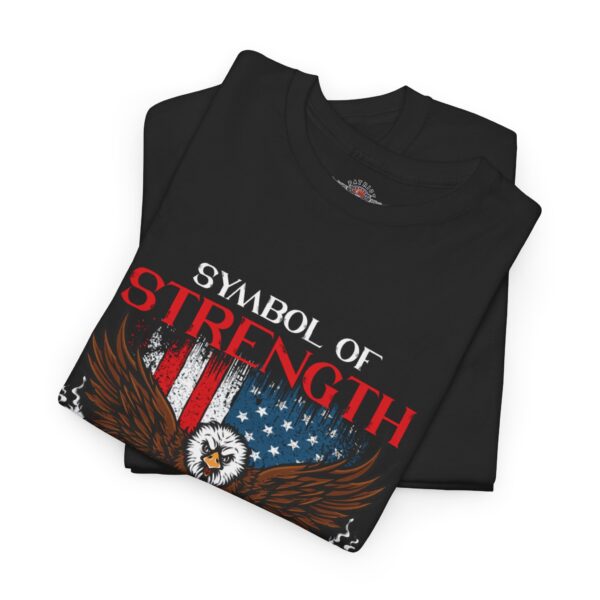 Symbol Of Strength, Courage, And Freedom - Unisex Heavy Cotton Tee - Bold Political Statement T-Shirt for Patriots, Gifts for Supporters, Political Apparel, Casual Wear, Election [...] - Image 3