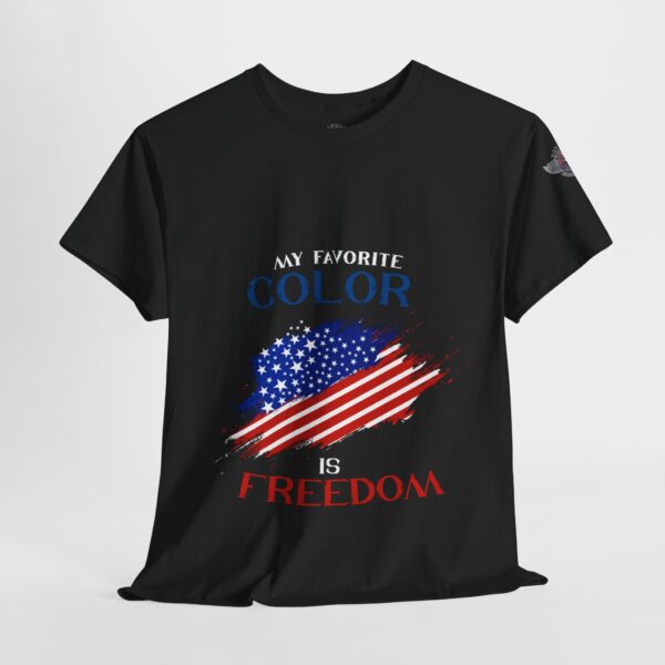 My Favorite Color Is Freedom - Unisex Heavy Cotton Tee - Bold Political Statement T-Shirt for Patriots, Gifts for Supporters, Political Apparel, Casual Wear, Election [...] - Image 4