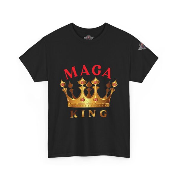 Maga King 2 - Unisex Heavy Cotton Tee - Bold Political Statement T-Shirt for Patriots, Gifts for Supporters, Political Apparel, Casual Wear, Election [...] - Image 2