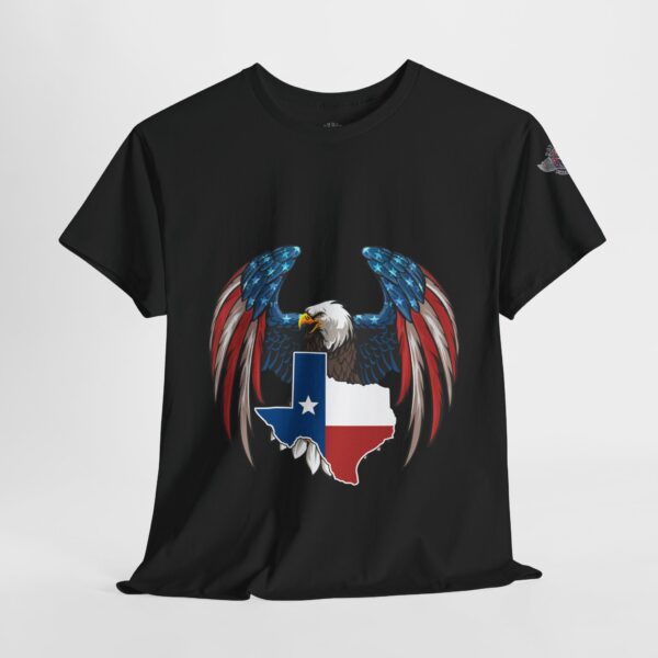 American Texas Eagle - Unisex Heavy Cotton Tee - Bold Political Statement T-Shirt for Patriots, Gifts for Supporters, Political Apparel, Casual Wear, Election [...] - Image 4