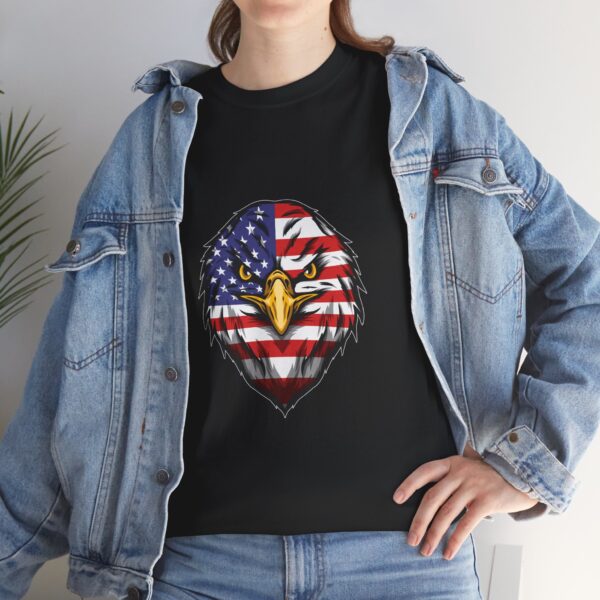 American Eagle - Unisex Heavy Cotton Tee - Bold Political Statement T-Shirt for Patriots, Gifts for Supporters, Political Apparel, Casual Wear, Election [...] - Image 7