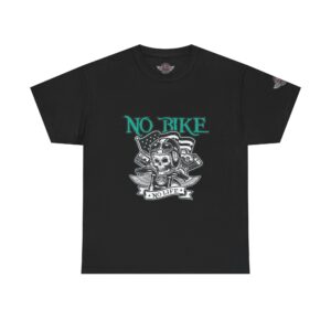 No Bike No Life - Unisex Heavy Cotton Tee - Motorcycle Statement T-Shirt for Bikers, Patriots, Gifts for Friends & Family, Casual Wear.