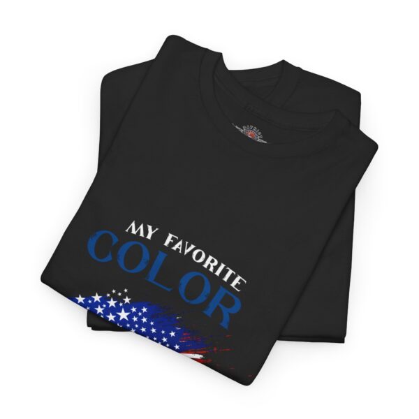 My Favorite Color Is Freedom - Unisex Heavy Cotton Tee - Bold Political Statement T-Shirt for Patriots, Gifts for Supporters, Political Apparel, Casual Wear, Election [...] - Image 3