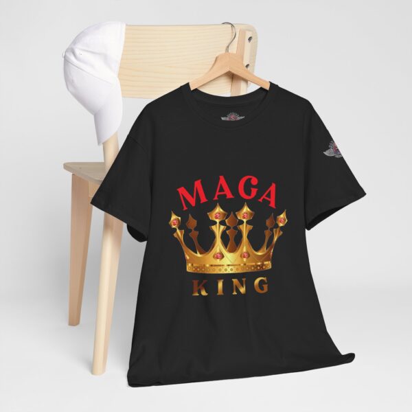 Maga King 2 - Unisex Heavy Cotton Tee - Bold Political Statement T-Shirt for Patriots, Gifts for Supporters, Political Apparel, Casual Wear, Election [...] - Image 5