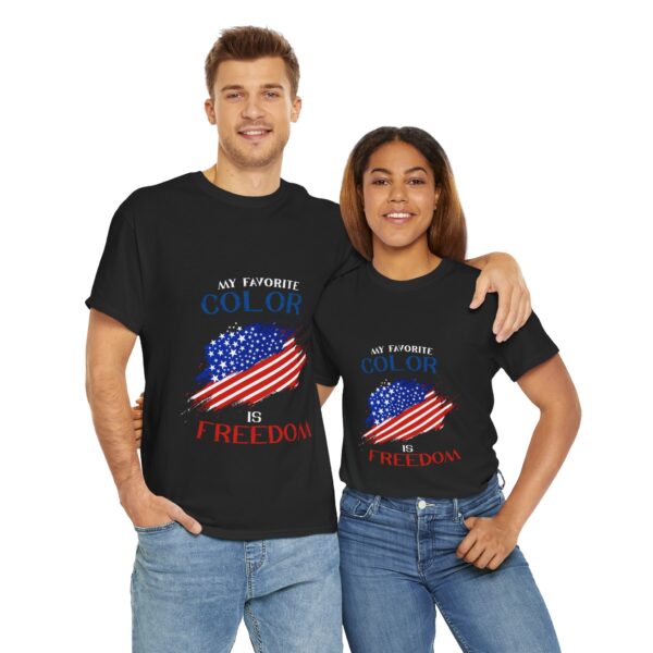 My Favorite Color Is Freedom - Unisex Heavy Cotton Tee - Bold Political Statement T-Shirt for Patriots, Gifts for Supporters, Political Apparel, Casual Wear, Election [...] - Image 12