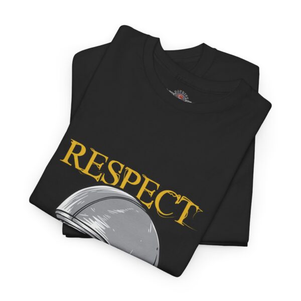 Respect Your Elders - Unisex Heavy Cotton Tee - Motorcycle Statement T-Shirt for Bikers, Patriots, Gifts for Friends & Family, Casual Wear. - Image 3