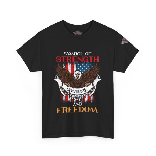 Symbol Of Strength, Courage, And Freedom - Unisex Heavy Cotton Tee - Bold Political Statement T-Shirt for Patriots, Gifts for Supporters, Political Apparel, Casual Wear, Election [...] - Image 2