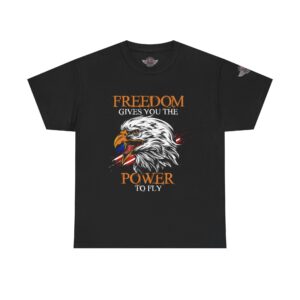 Freedom Gives You The Power To Fly - Unisex Heavy Cotton Tee - Bold Political Statement T-Shirt for Patriots, Gifts for Supporters, Political Apparel, Casual Wear, Election [...]