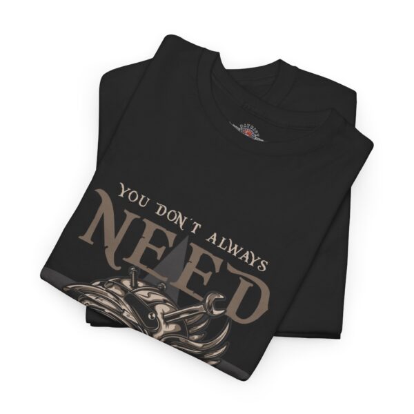 You Don't Always Need A Plan, Just Go - Unisex Heavy Cotton Tee - Motorcycle Statement T-Shirt for Bikers, Patriots, Gifts for Friends & Family, Casual Wear. - Image 3