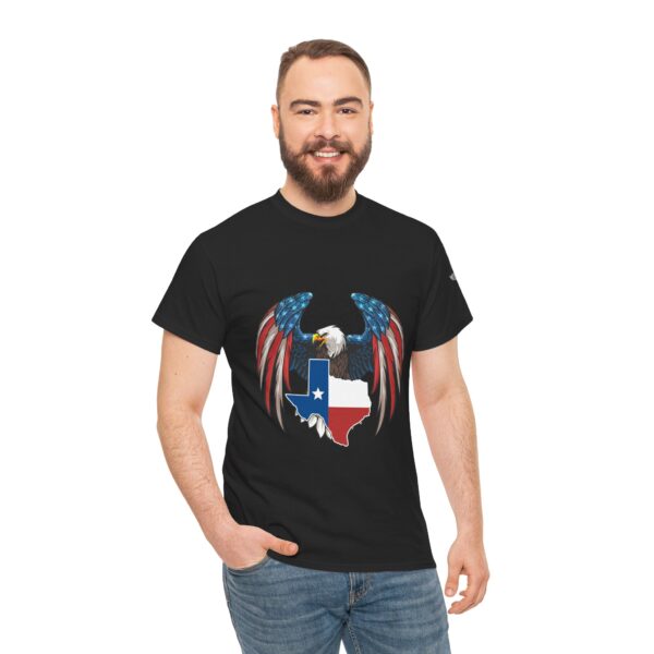 American Texas Eagle - Unisex Heavy Cotton Tee - Bold Political Statement T-Shirt for Patriots, Gifts for Supporters, Political Apparel, Casual Wear, Election [...] - Image 6