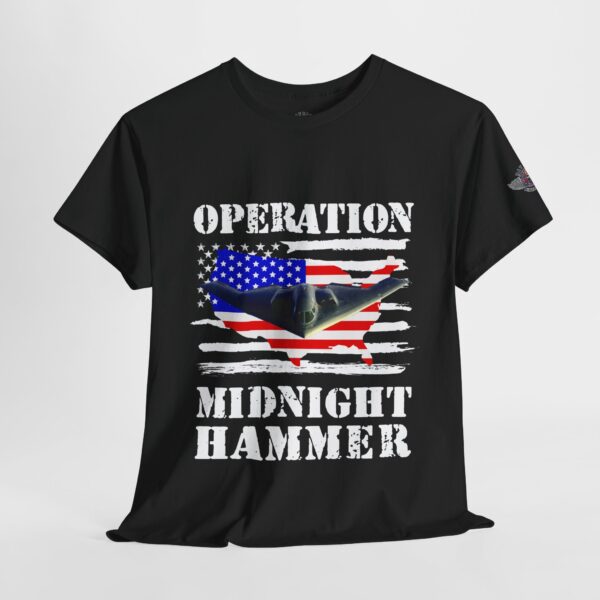 Operation Midnight Hammer - Unisex Heavy Cotton Tee - Bold Political Statement T-Shirt for Patriots, Gifts for Supporters, Political Apparel, Casual Wear, Election [...] - Image 4