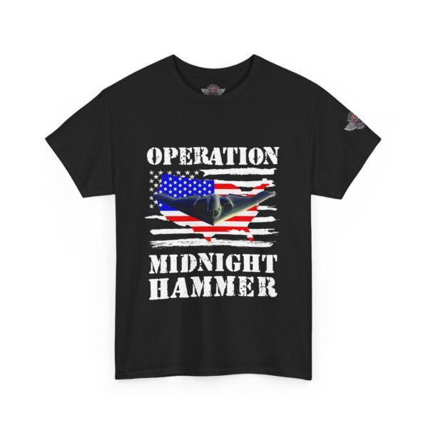 Operation Midnight Hammer - Unisex Heavy Cotton Tee - Bold Political Statement T-Shirt for Patriots, Gifts for Supporters, Political Apparel, Casual Wear, Election [...] - Image 2