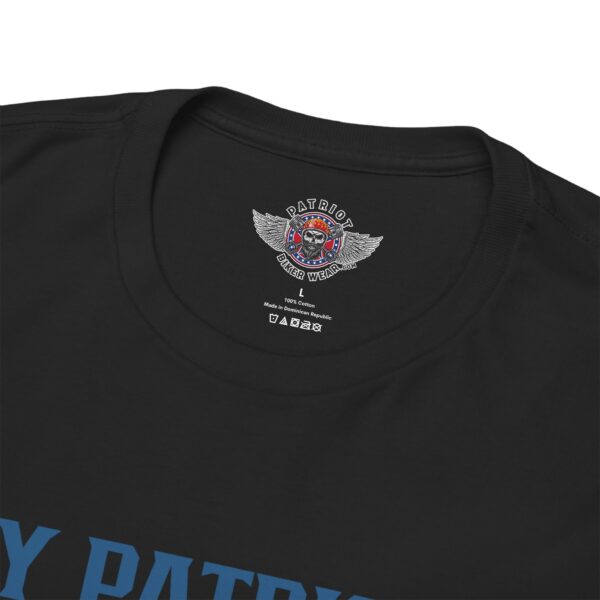 My Patriotic Heart Beats Red, White, & Blue - Unisex Heavy Cotton Tee - Bold Political Statement T-Shirt for Patriots, Gifts for Supporters, Political Apparel, Casual Wear, Election [...] - Image 9