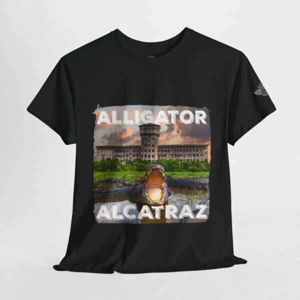 Alligator Alcatraz - Unisex Heavy Cotton Tee - Bold Political Statement T-Shirt for Patriots, Gifts for Supporters, Political Apparel, Casual Wear, Election [...] - Image 4