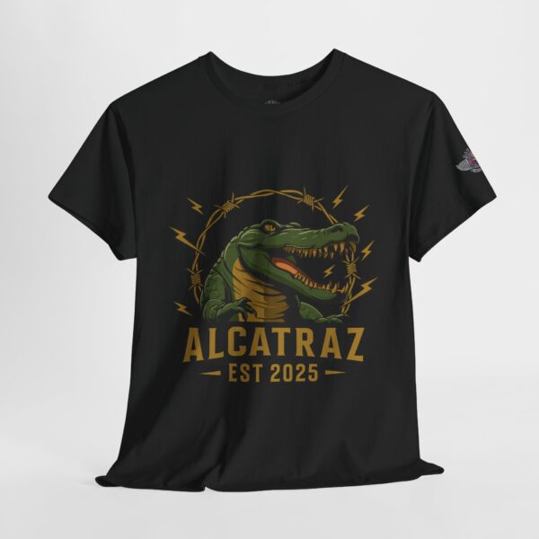 Alcatraz 2025 - Unisex Heavy Cotton Tee - Bold Political Statement T-Shirt for Patriots, Gifts for Supporters, Political Apparel, Casual Wear, Election [...] - Image 4