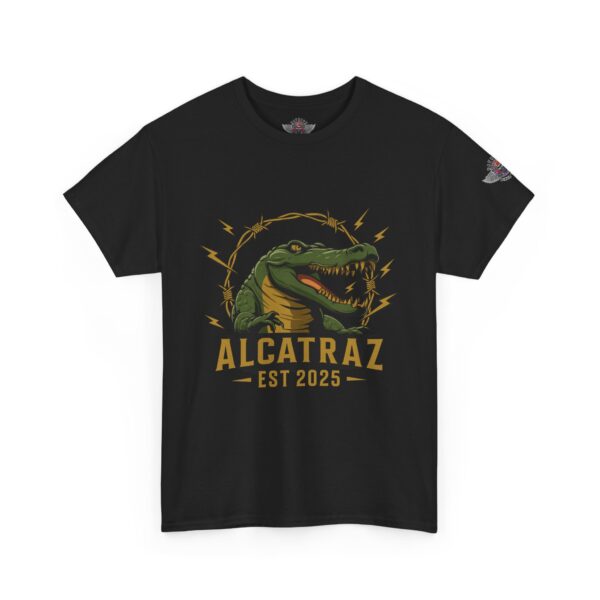 Alcatraz 2025 - Unisex Heavy Cotton Tee - Bold Political Statement T-Shirt for Patriots, Gifts for Supporters, Political Apparel, Casual Wear, Election [...] - Image 2