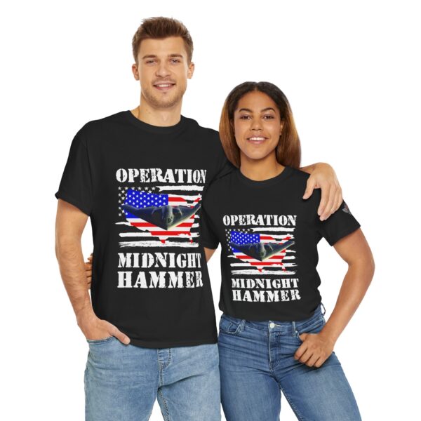 Operation Midnight Hammer - Unisex Heavy Cotton Tee - Bold Political Statement T-Shirt for Patriots, Gifts for Supporters, Political Apparel, Casual Wear, Election [...] - Image 12