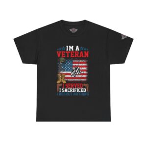 I'm A Veteran, I Served, I Sacrificed, I Regret Nothing - Unisex Heavy Cotton Tee - Bold Political Statement T-Shirt for Patriots, Gifts for Supporters, Political Apparel, Casual Wear, Election [...]