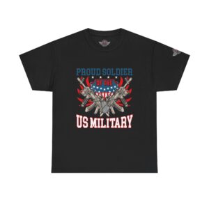 Proud Soldier Of The US Military - Unisex Heavy Cotton Tee - Bold Political Statement T-Shirt for Patriots, Gifts for Supporters, Political Apparel, Casual Wear, Election [...]