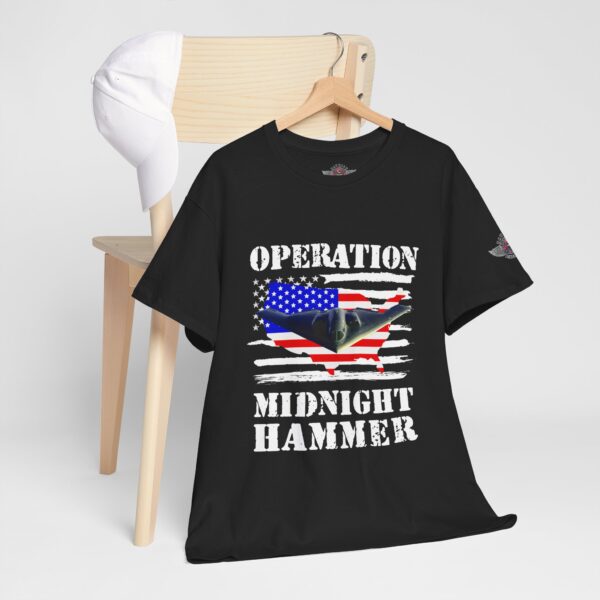 Operation Midnight Hammer - Unisex Heavy Cotton Tee - Bold Political Statement T-Shirt for Patriots, Gifts for Supporters, Political Apparel, Casual Wear, Election [...] - Image 5