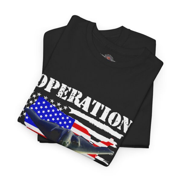 Operation Midnight Hammer - Unisex Heavy Cotton Tee - Bold Political Statement T-Shirt for Patriots, Gifts for Supporters, Political Apparel, Casual Wear, Election [...] - Image 3