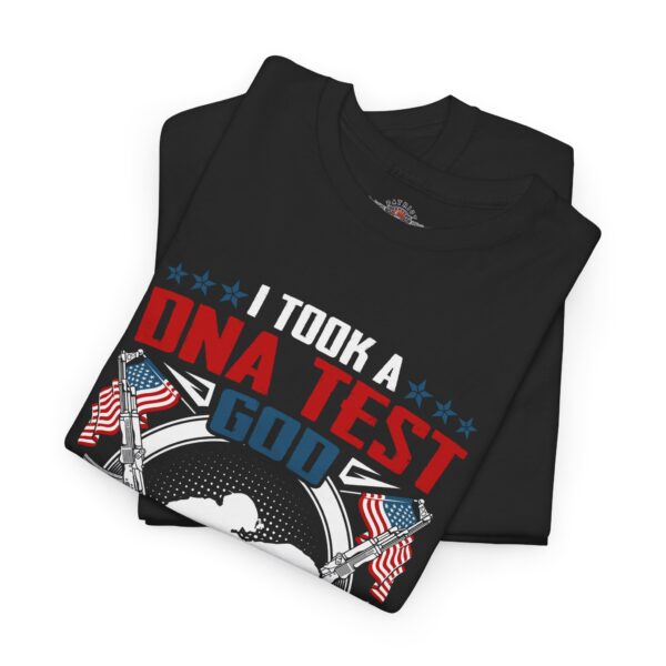 I Took A DNA Test, God Is My Father, Veterans Are My Brothers - Unisex Heavy Cotton Tee - Bold Political Statement T-Shirt for Patriots, Gifts for Supporters, Political Apparel, Casual Wear, Election [...] - Image 3