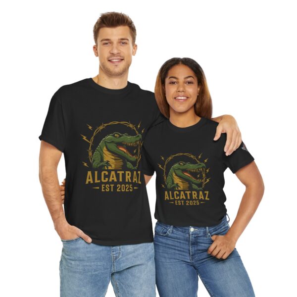 Alcatraz 2025 - Unisex Heavy Cotton Tee - Bold Political Statement T-Shirt for Patriots, Gifts for Supporters, Political Apparel, Casual Wear, Election [...] - Image 12
