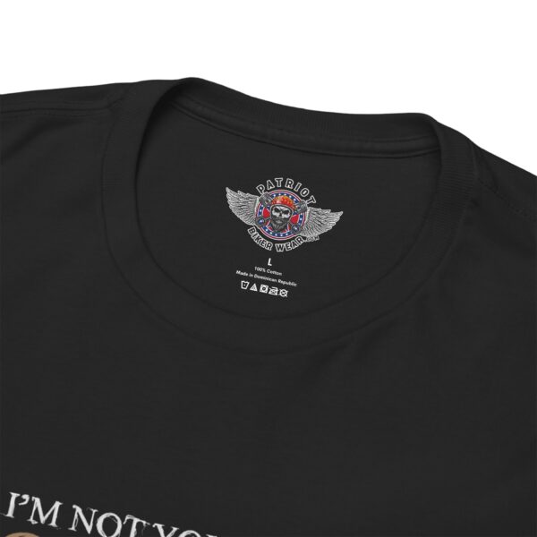 I'm Not Your Next Roadkill, Get Off Your Phone And Open Your Eyes - Unisex Heavy Cotton Tee - Motorcycle Statement T-Shirt for Bikers, Patriots, Gifts for Friends & Family, Casual Wear. - Image 8