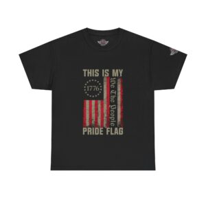 This Is My Pride Flag, We The People - Unisex Heavy Cotton Tee - Bold Political Statement T-Shirt for Patriots, Gifts for Supporters, Political Apparel, Casual Wear, Election [...]