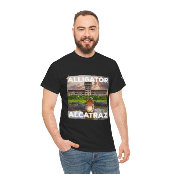 Alligator Alcatraz - Unisex Heavy Cotton Tee - Bold Political Statement T-Shirt for Patriots, Gifts for Supporters, Political Apparel, Casual Wear, Election [...] - Image 6
