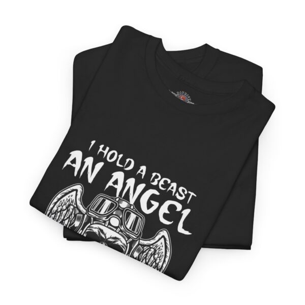I Hold A Beast, An Angel, And A Madman In Me, It Is Your Choice On Who You Meet - Unisex Heavy Cotton Tee - Motorcycle Statement T-Shirt for Bikers, Patriots, Gifts for Friends & Family, Casual Wear. - Image 3