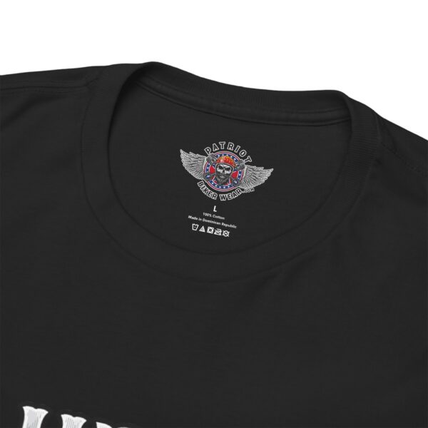 Hell Rider - Unisex Heavy Cotton Tee - Motorcycle Statement T-Shirt for Bikers, Patriots, Gifts for Friends & Family, Casual Wear. - Image 8