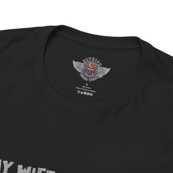 My Wife Told Me Choose Her Or The Motorcycle, I Miss Her Sometimes - Unisex Heavy Cotton Tee - Motorcycle Statement T-Shirt for Bikers, Patriots, Gifts for Friends & Family, Casual Wear. - Image 8