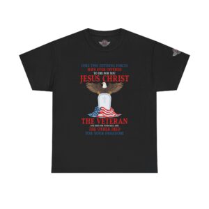 Only Two Defining Forces Have Ever Offered To Die For You - Unisex Heavy Cotton Tee - Bold Political Statement T-Shirt for Patriots, Gifts for Supporters, Political Apparel, Casual Wear, Election [...]